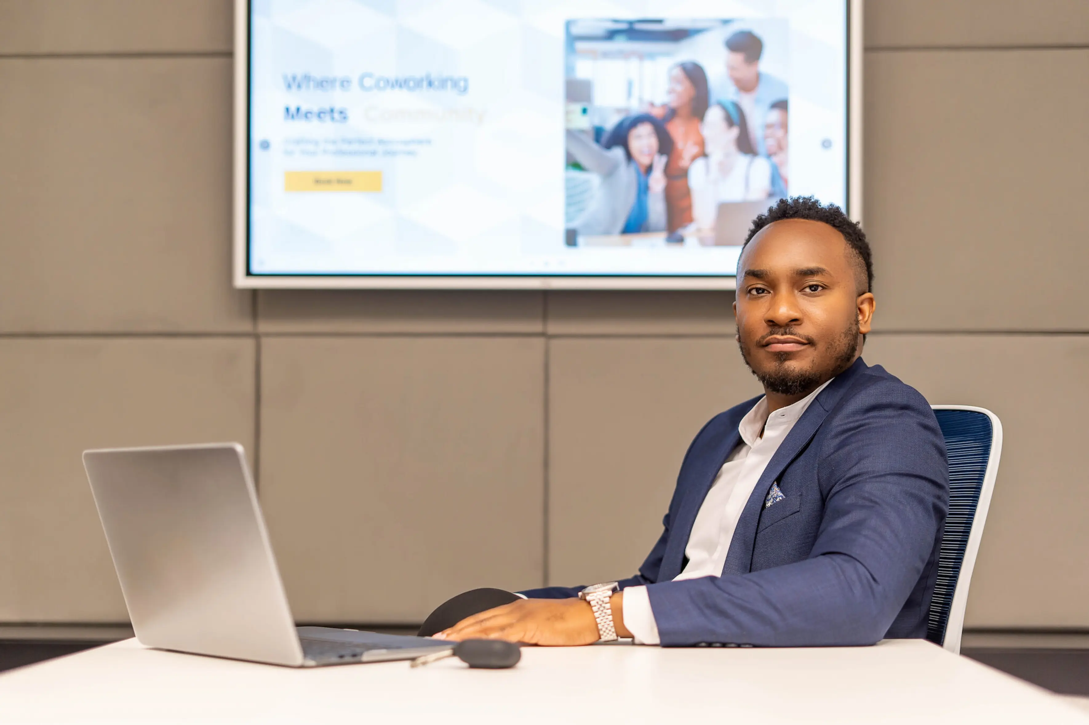 DGM speaker at an event